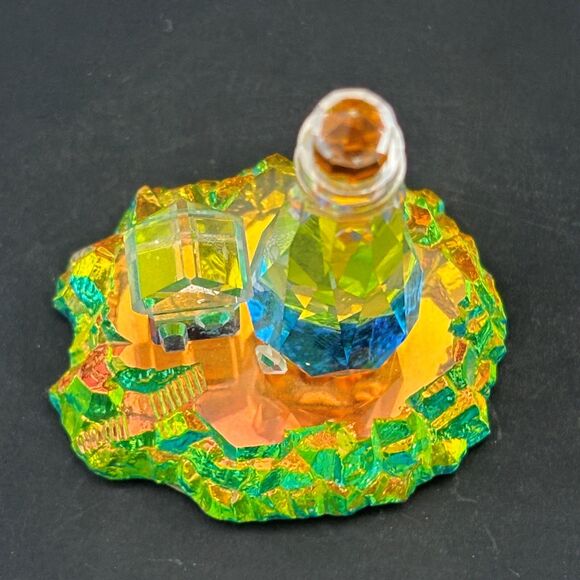 Austrian Lead Crystal World Harbor LightHouse Multicolor Figurine Made USA - Picture 5 of 7